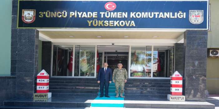 Vali Taşyapan’dan Tümen Komutanlığına Ziyaret