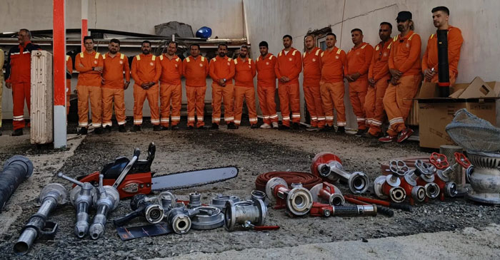 Orman yangınlarına karşı Şemdinli'de hazırlık tatbikatı