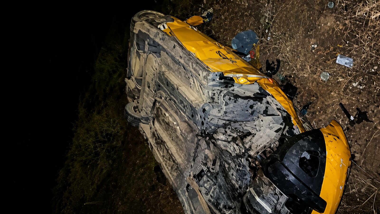 Hakkari’de araç uçuruma yuvarlandı: 1 yaralı