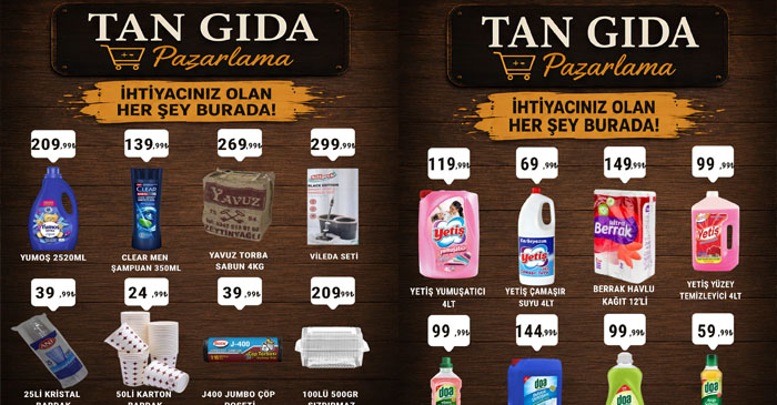 Hakkari'de Temmuz Fırsatları Tan Gıda & Pazarlama'da