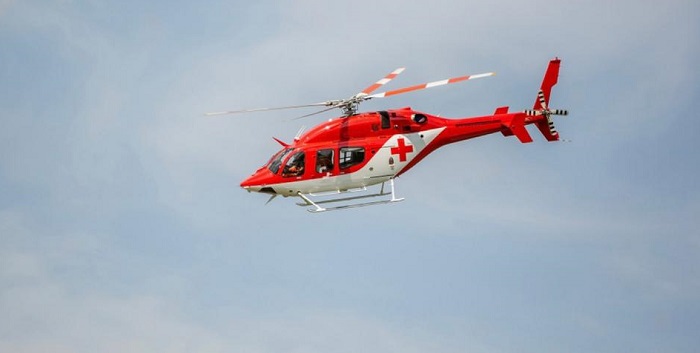 Hakkari’de entübe bebek helikopter ambulansla sevk edildi
