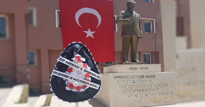 Hakkari'de CHP'den 15 Temmuz Şehitlerine Anma