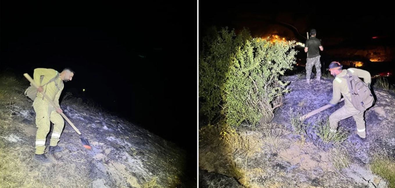 Hakkari'de kırsal alan yangını kontrol altına alındı