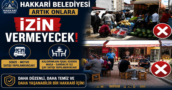Hakkâri’de kaldırımlar işgal altında: Kira ödeyen esnaf patladı!