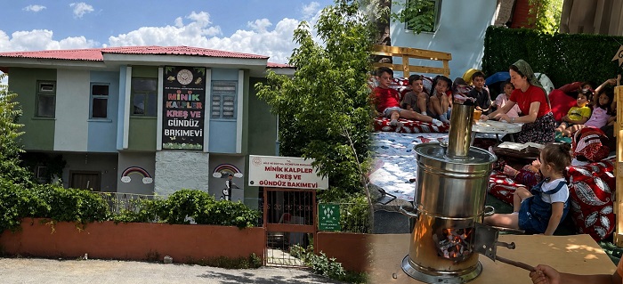Minik Kalpler Kreş’te çocuklar doğayla iç içe büyüyor