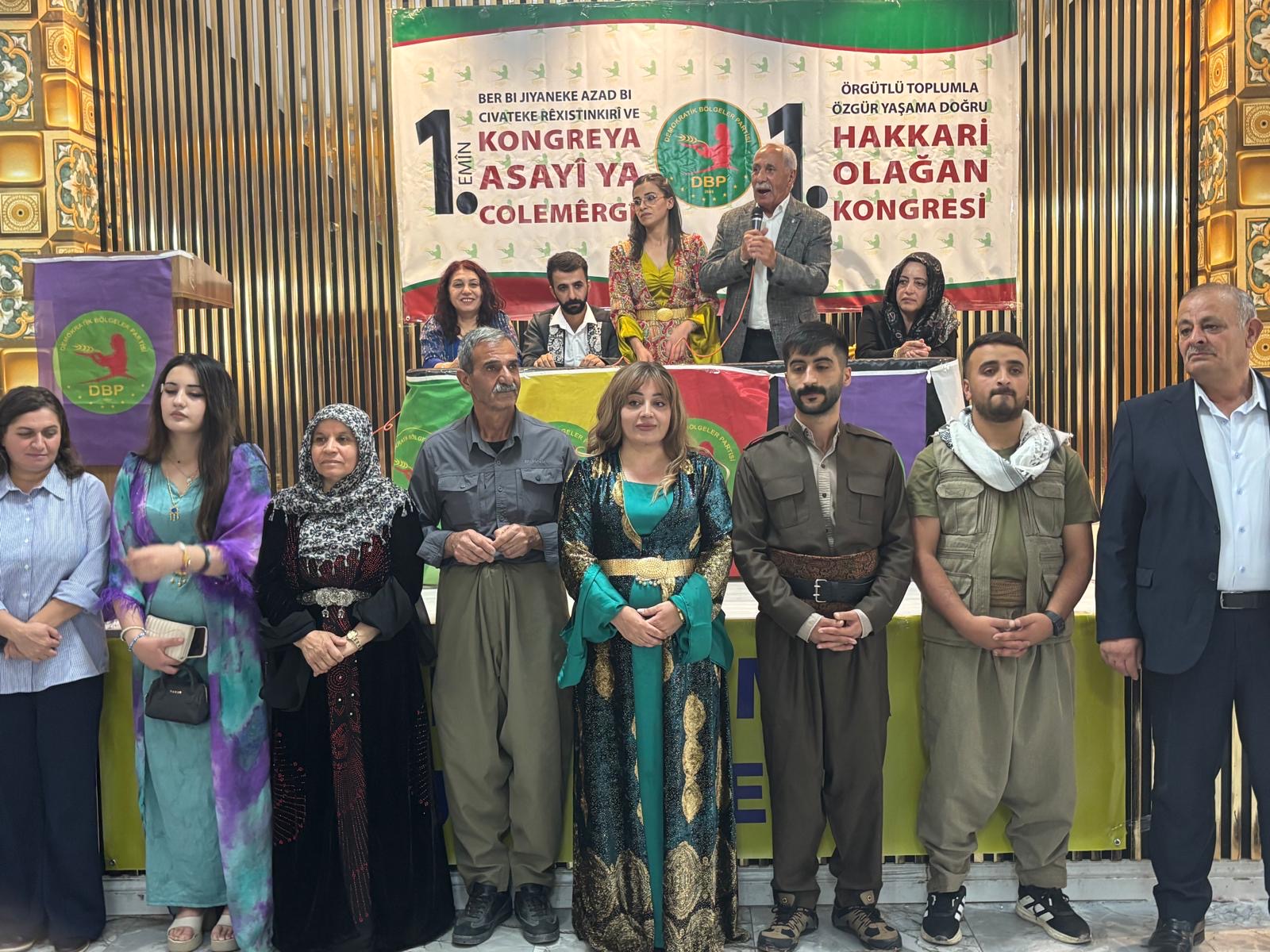 DBP Hakkâri İl Örgütü’nde yeni eşbaşkanlar belli oldu