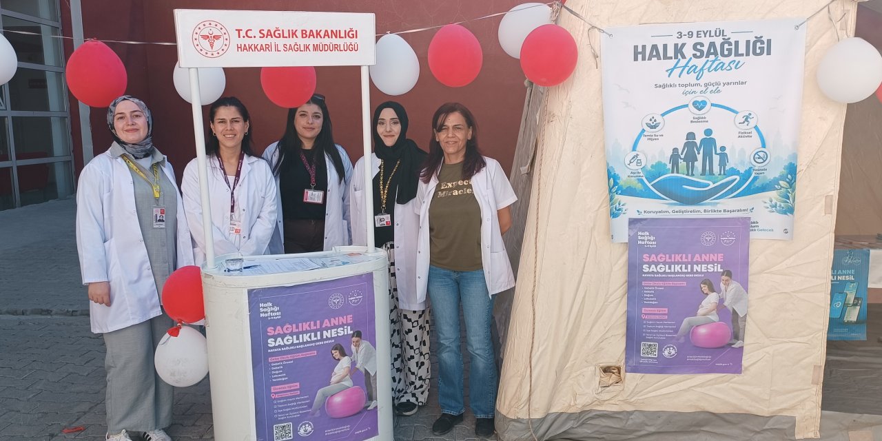 Hakkâri’de Halk Sağlığı Haftası Kapsamında Farkındalık Etkinliği Düzenlendi