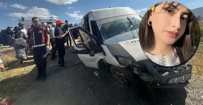 Hakkari’de feci kaza: Genç kız yaşamını yitirdi, 5 kişi yaralandı