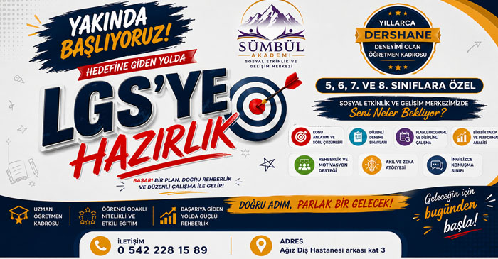 LGS’ye hazırlanan öğrenciler için Hakkari’de yeni eğitim merkezi