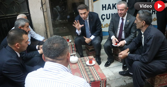 Bakan Bayraktar Hakkâri’de Esnafın Sorunlarını Dinledi