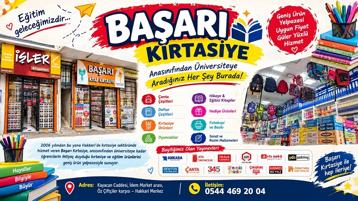 Anasınıfından üniversiteye: Başarı Kırtasiye’de aradığınız her şey var