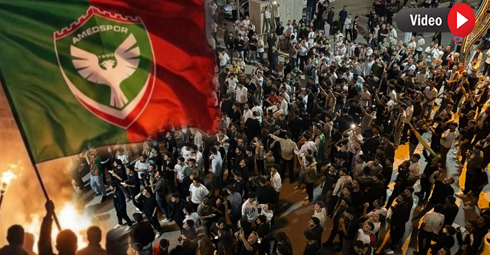 Hakkari’de Amedspor coşkusu: Taraftarlar sokaklara döküldü