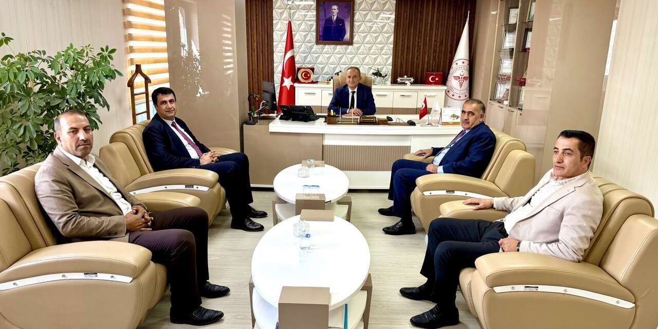 Başkan Şakar ve Can’dan İl Sağlık Müdürü Kara’ya ziyaret