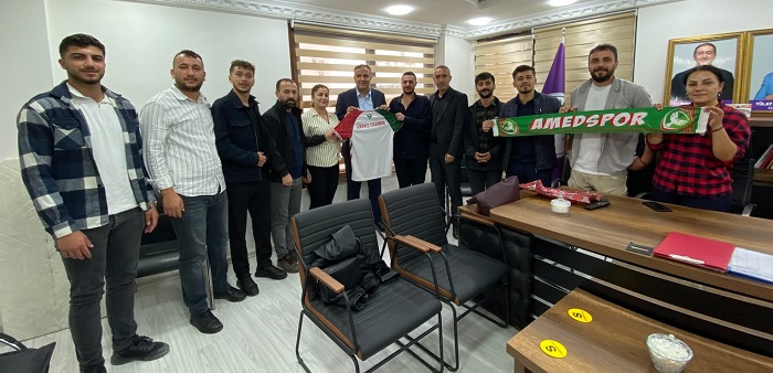 Amedspor Colemêrg Direniş Grubu DEM Parti’yi ziyaret etti