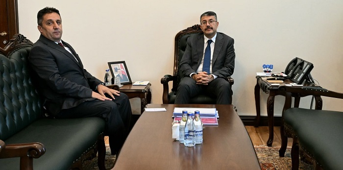Hakkari AFAD İl Müdürü Kanat’tan Bakan Yardımcısı Çelik’e ziyaret