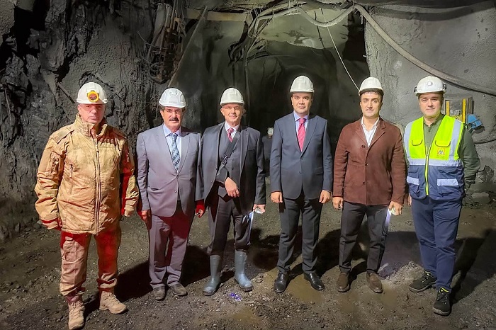 Hakkari protokolü, Meskan Ölmez Madencilik tesislerini ziyaret etti