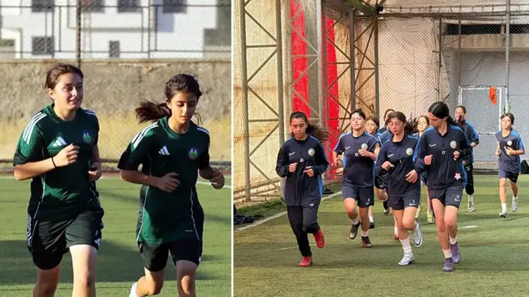 Hakkarili futbolcu kız kardeşlerin hedefi milli forma