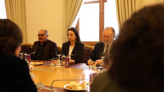 AKPM Başkanı Bayr, DEM Parti ile AİHM kararlarını görüştü