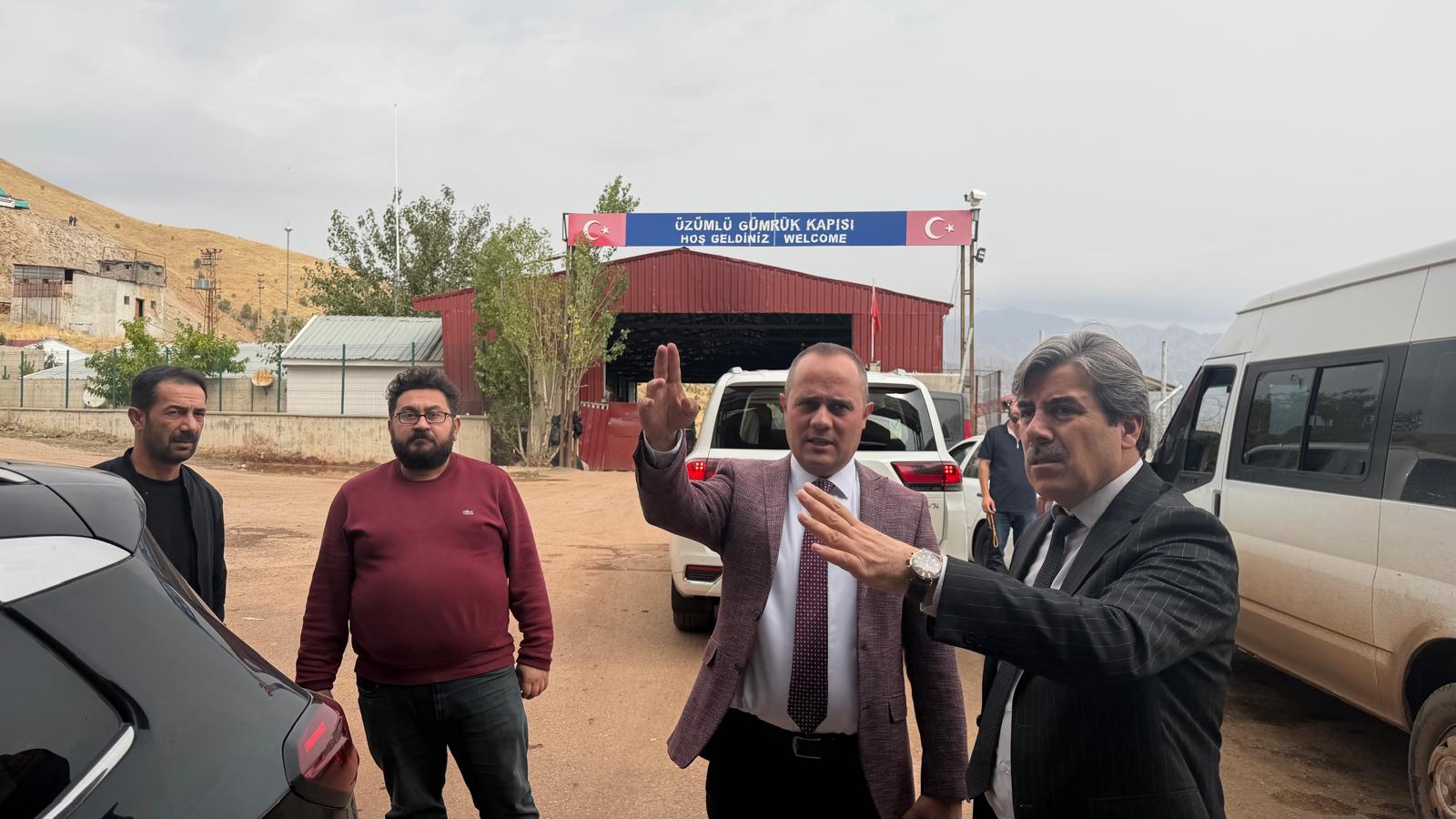 Hakkâri Ticaret İl Müdürü Fırat’tan Üzümlü Sınır Kapısı’na ziyaret