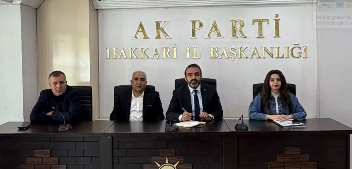 AK Parti Hakkari teşkilatı Ekim ayı toplantısında bir araya geldi