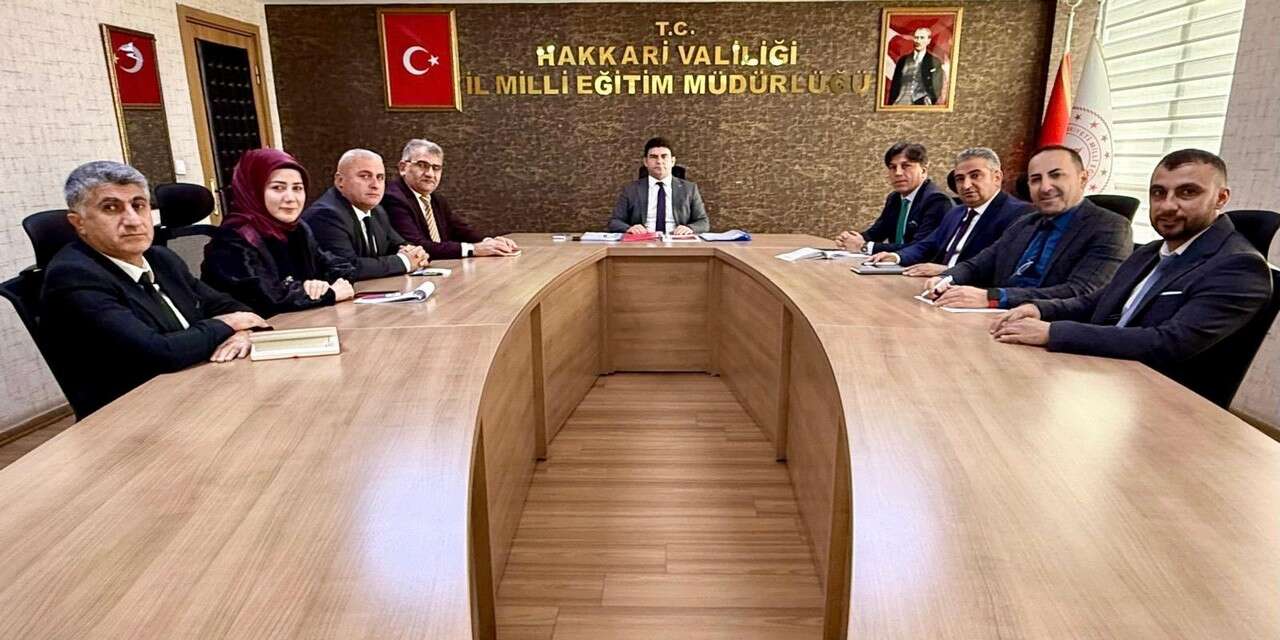 Hakkari’de okulların durumu değerlendirildi