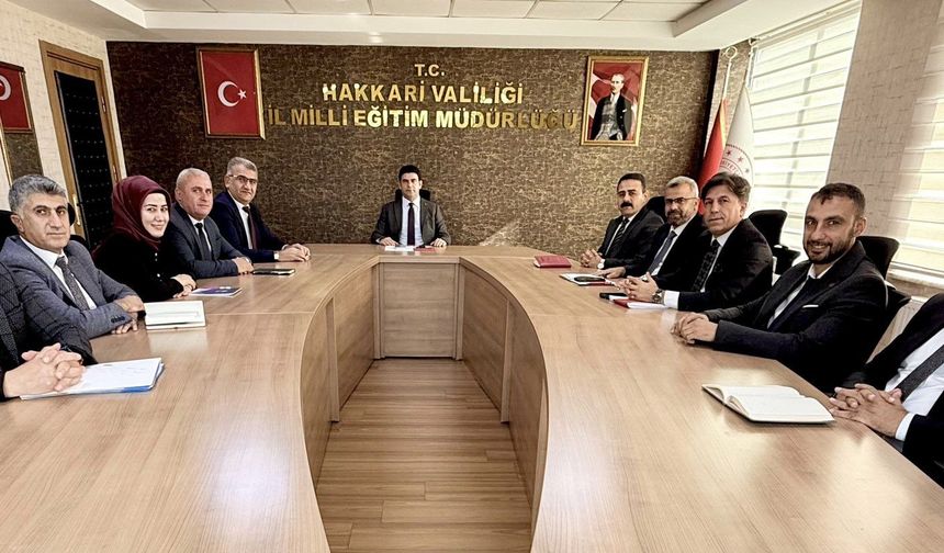 Hakkari’de Eğitim Çalışmaları Masaya Yatırıldı
