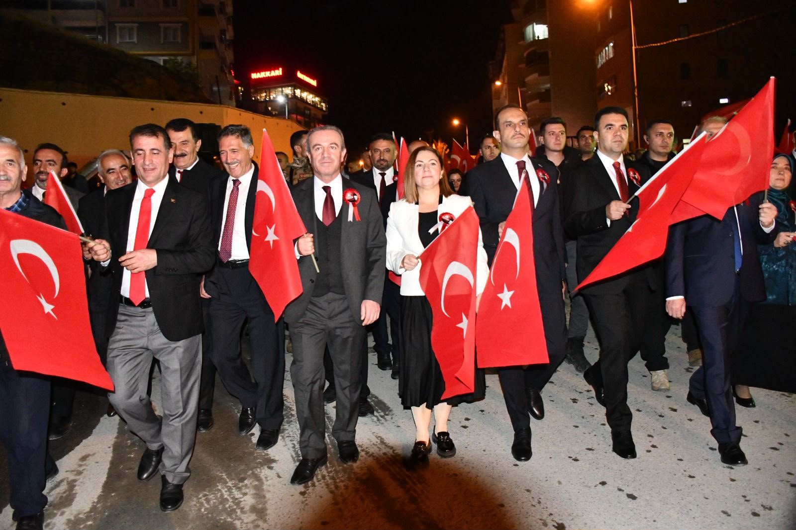 Hakkari’de Cumhuriyet’in 103. yılı coşkuyla kutlandı