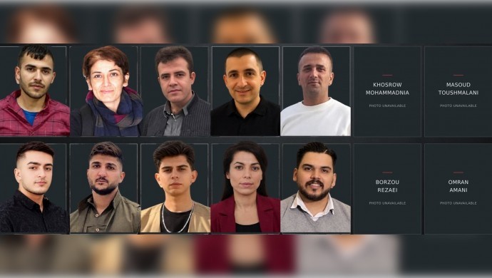 İran’da 14 siyasi kürt tutsak idamla karşı karşıya