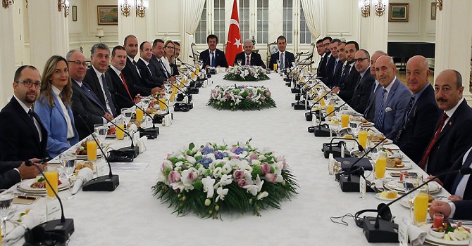 Başbakan Binali Yıldırım Alman firmaların yöneticileriyle buluştu