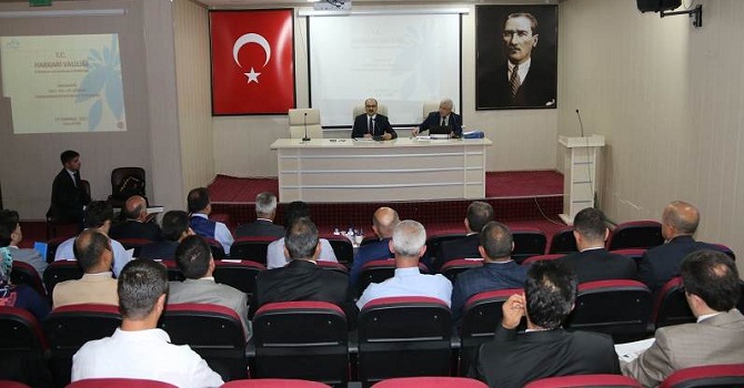 Hakkâri'de 3. Dönem İl Koordinasyon Kurulu Toplantısı yapıldı