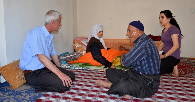 Bildirici'den Yüksekova’daki ailelere ziyaret