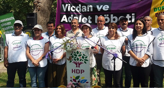 'Vicdan ve Adalet Nöbeti'nde söz kadınların