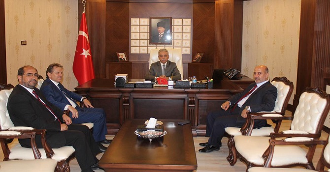 Diyanet görevlilerinden Vali Toprak'a ziyaret!