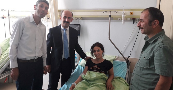 HDP Milletvekili Nihat Akdoğan hastaları ziyaret etti