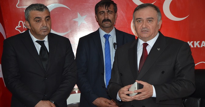 MHP 10 yıl aradan sonra Hakkari'de parti bürosu açtı