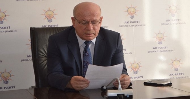 Şırnak AK Parti Şırnak İl Başkanı Aşan, İstifa Etti