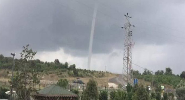Beykoz'da hortum oluştu