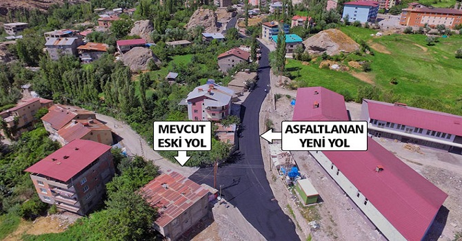 Hakkari'nin o mahallesi 10 yıl aradan sonra asfalta kavuştu'