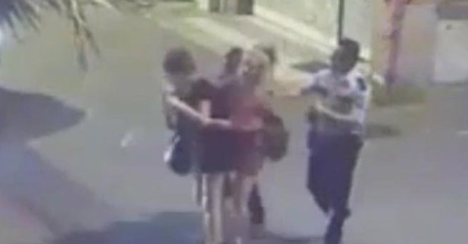 Tacize uğrayan kadınları döven polise tahliye