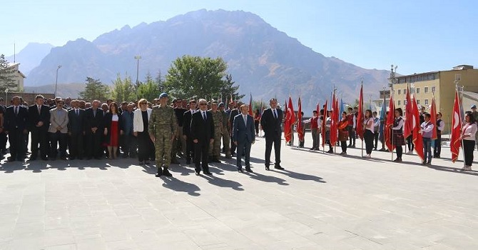 30 Ağustos Zafer Bayramı, Hakkari'de kutlandı