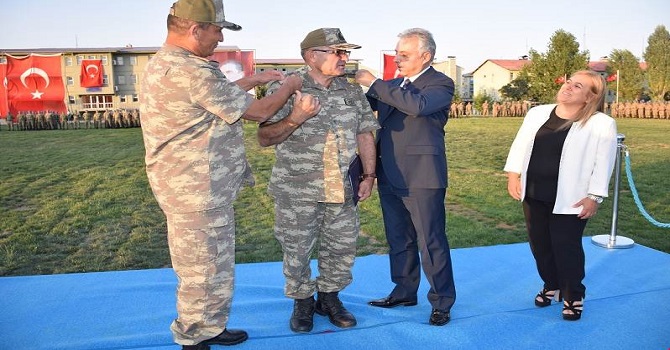 Yüksekova'da Rütbe Terfi Töreni