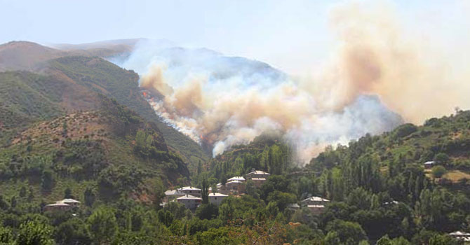 Şemdinli yanıyor...