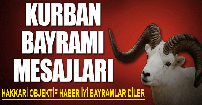 Hakkari Kurban Bayramı mesajları