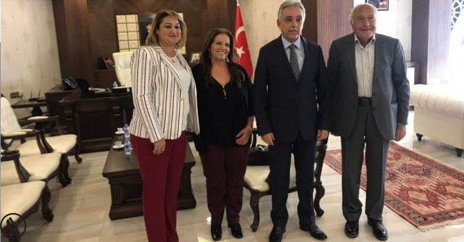 Yılmaz Erdoğan’ın ailesi Vali Toprak’ı ziyaret etti