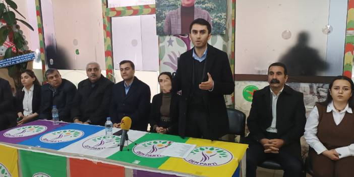 Dem Parti Hakkari il örgütünden açıklama