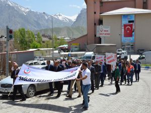 Hakkari'de “Sağlık İçin Hareket Et” yürüyüşü