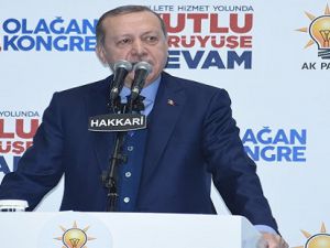 Cumhurbaşkanı Erdoğan Hakkari'dee